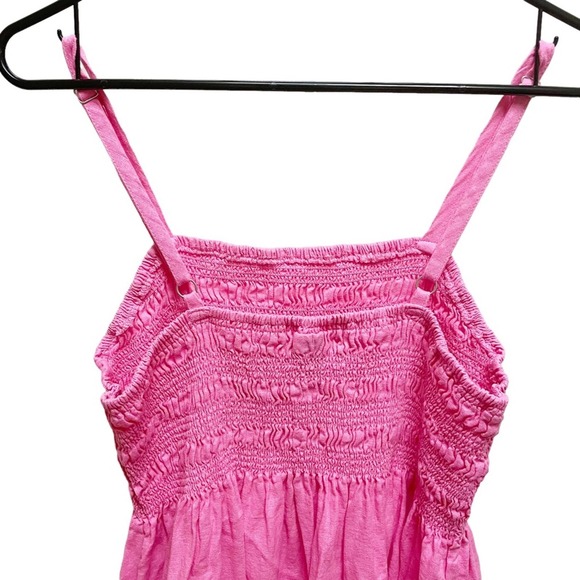 Universal Thread Hot Pink Smocked Chest Barbiecore Spaghetti Strap Dress XL - Picture 7 of 7